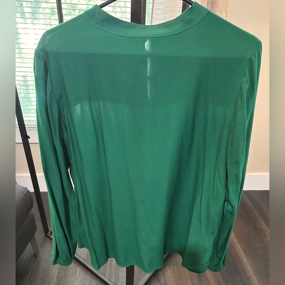 LOFT Green Long Sleeve Women's Top